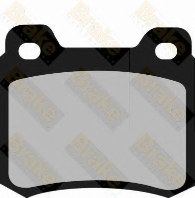 BRAKE ENGINEERING pa391 -  Комплект тормозных колодок, дисковый тормоз